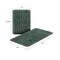 Hastings Home 2-piece Bathroom Rug Set, Memory Foam Mats, Wavy Microfiber Non-Slip Absorbent Runner, Green 234432THD - alternate 3